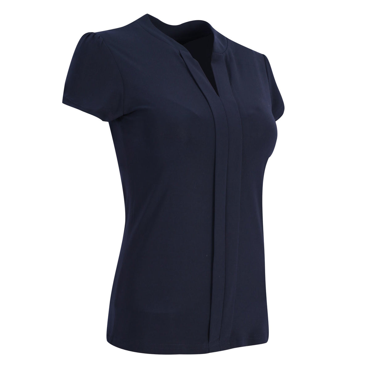 Emma Blouse - Short Sleeve - Navy - End Of Range
