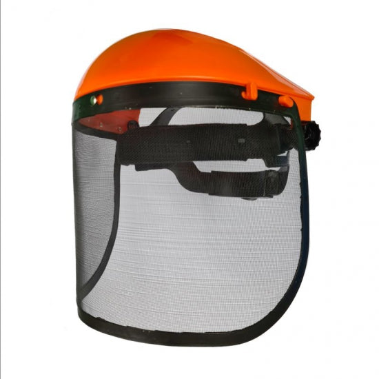 Face Shield With Metal Mesh Visor