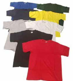 T - Shirts 100% Cotton Crew Neck