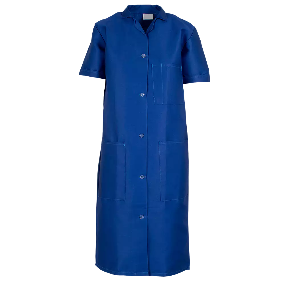 Lady's Canteen Coat Royal Blue short sleeve