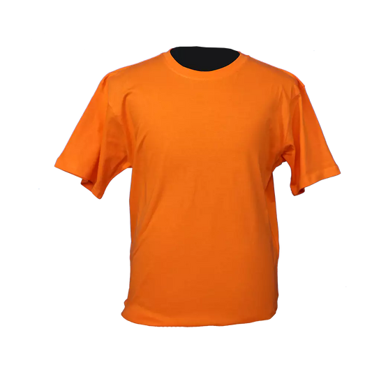 Orange Crew neck T - shirt 160g