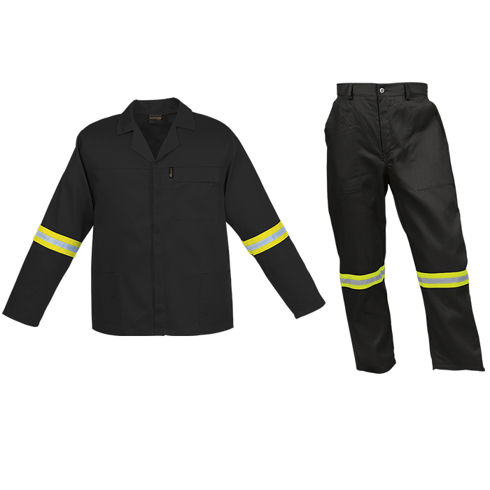 Barron Budget Poly Cotton Conti Suit with Reflective (CS - BR)