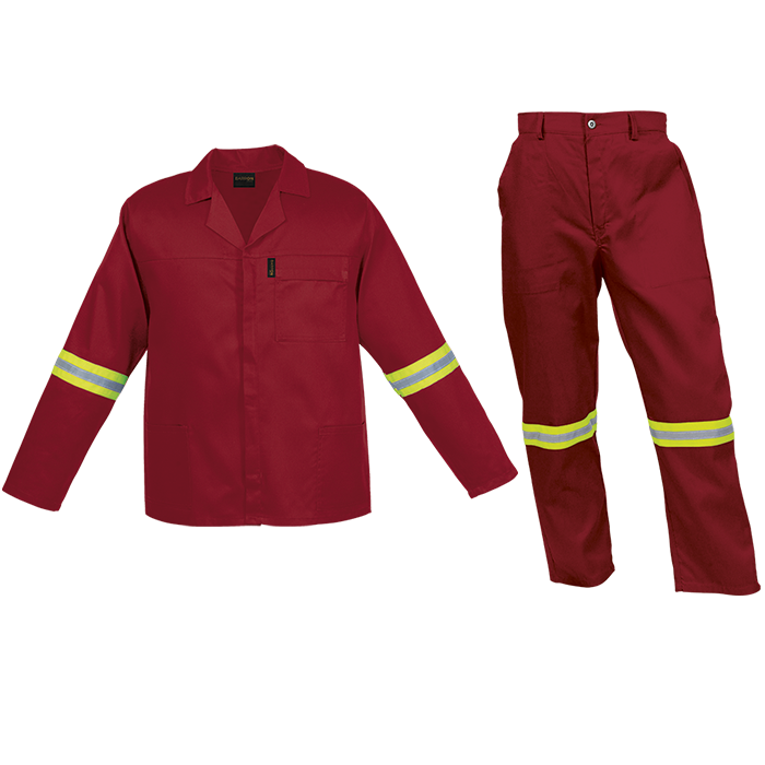Barron Budget Poly Cotton Conti Suit with Reflective (CS - BR)
