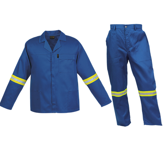 Barron Budget Poly Cotton Conti Suit with Reflective (CS - BR)