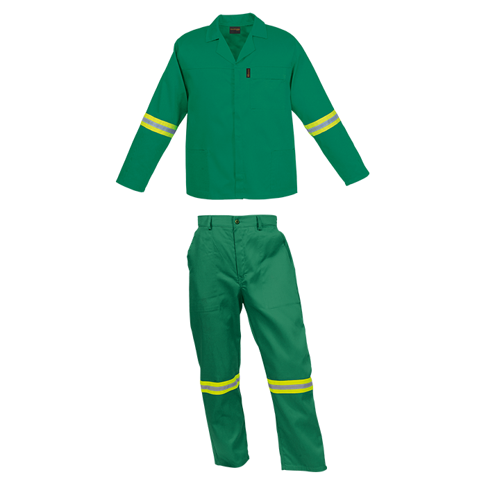 Barron Budget Poly Cotton Conti Suit with Reflective (CS - BR)