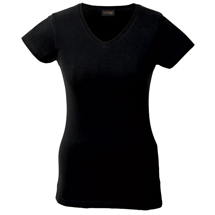 170g Slim Fit V - Neck T - Shirt Ladies