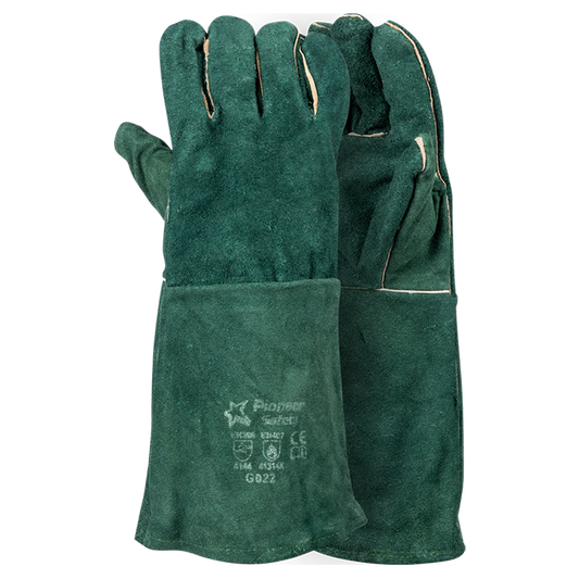 Econo Green Lined Welding - Elbow Glove