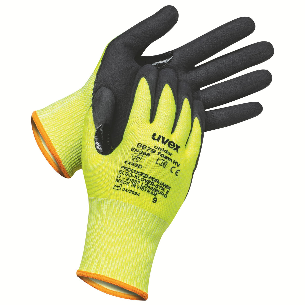 uvex unidur 6679 foam HV, sz. 08