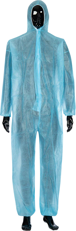 Disposable Overall Zip with Hood