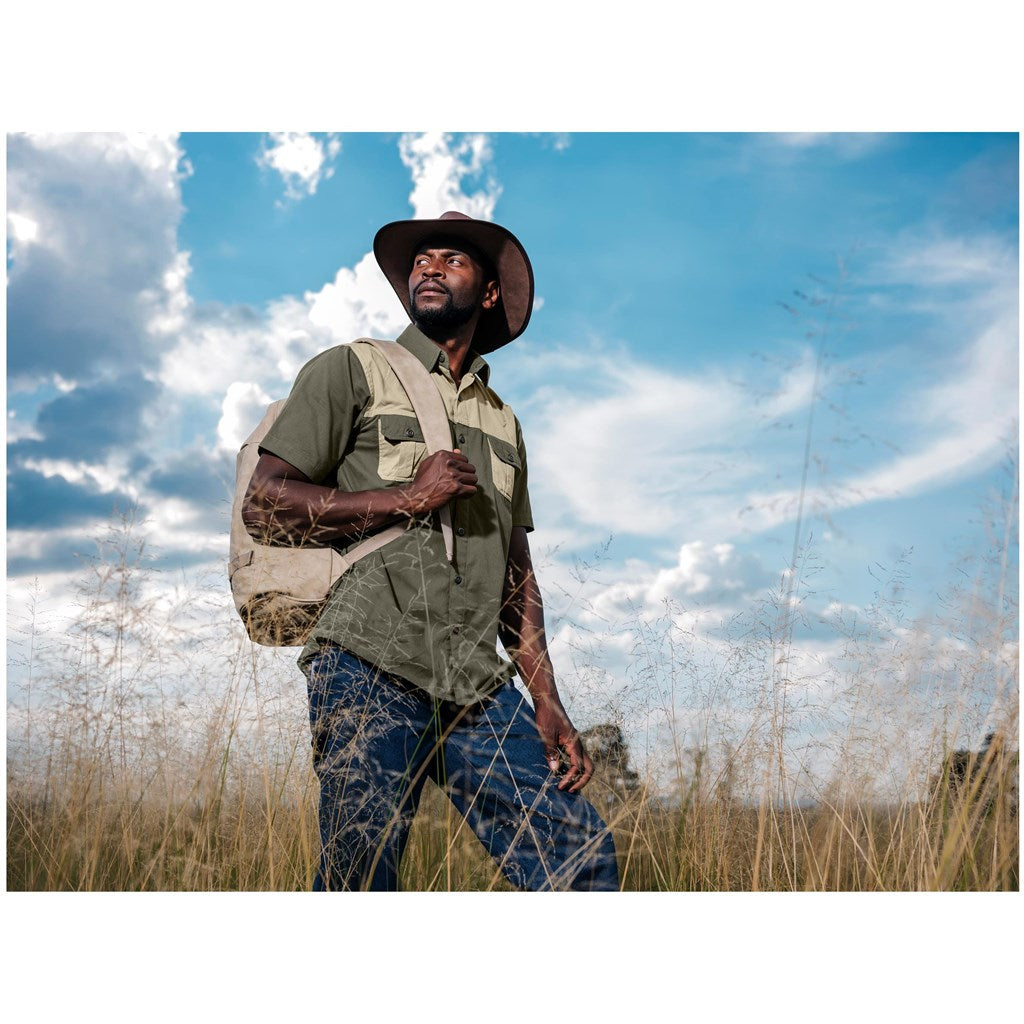 Mens Short Sleeve Serengeti 2 - Tone Bush Shirt