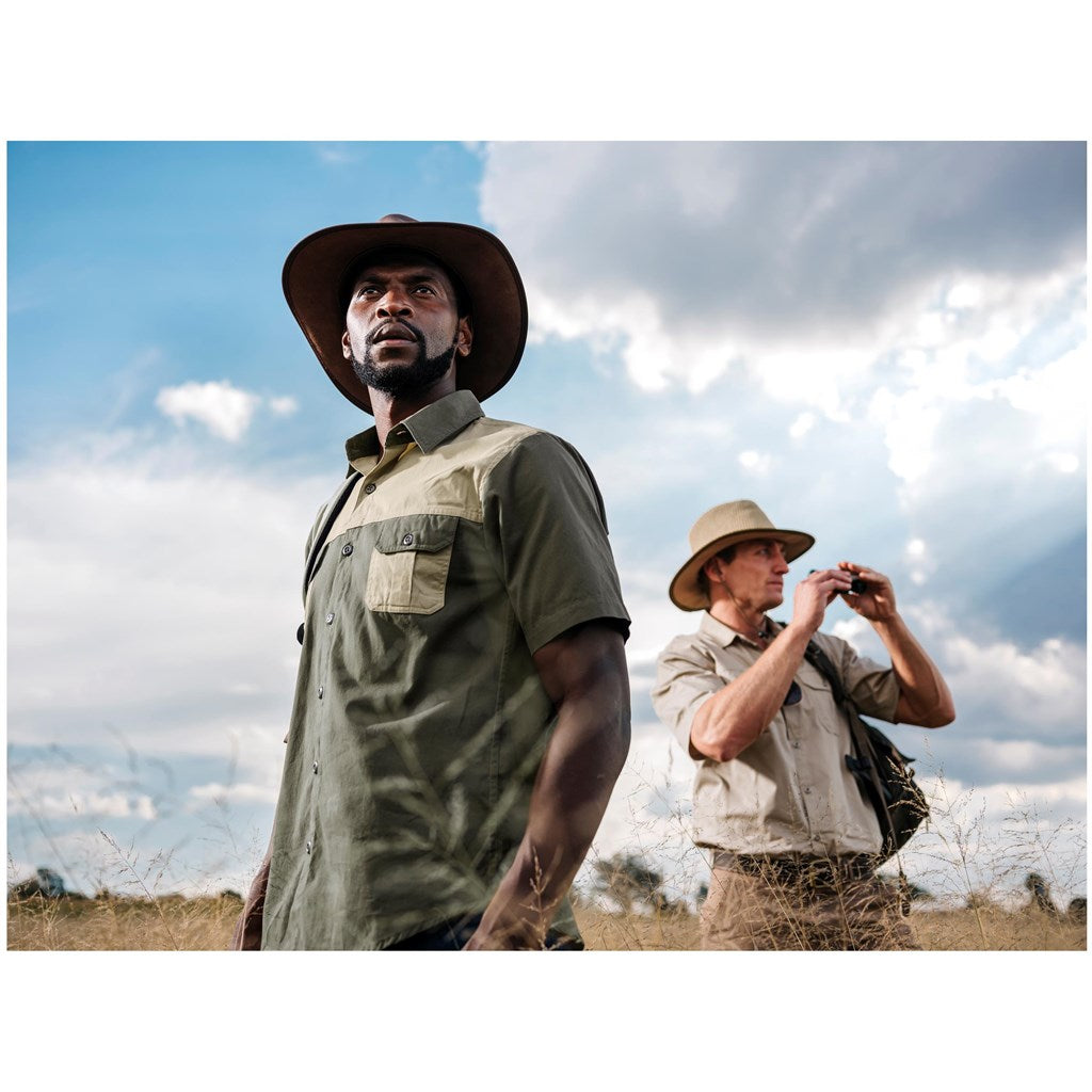 Mens Short Sleeve Serengeti 2 - Tone Bush Shirt