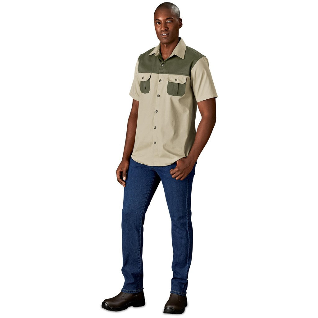Mens Short Sleeve Serengeti 2 - Tone Bush Shirt