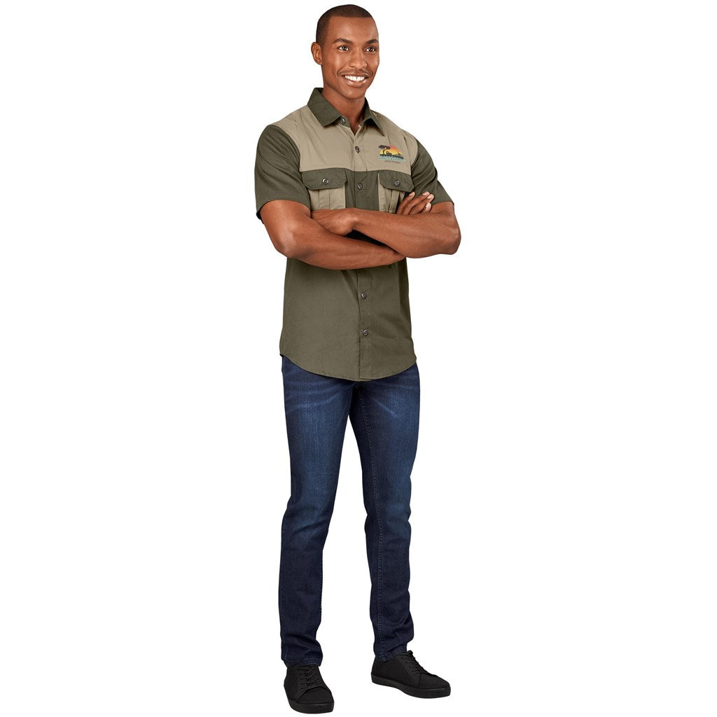 Mens Short Sleeve Serengeti 2 - Tone Bush Shirt