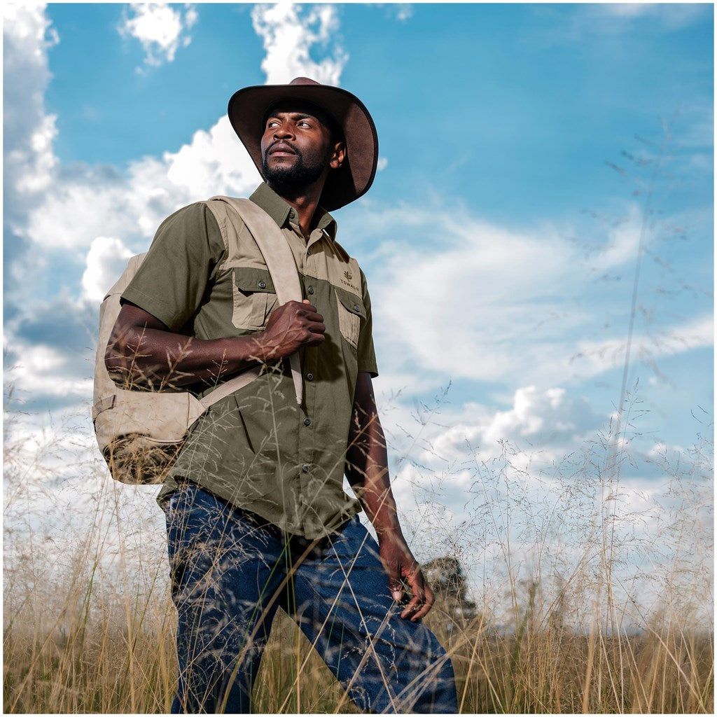 Mens Short Sleeve Serengeti 2 - Tone Bush Shirt
