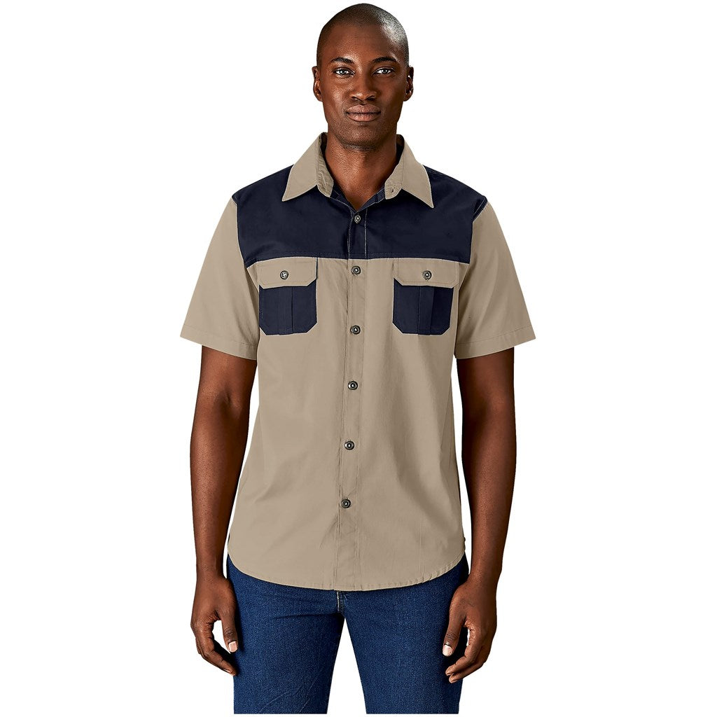 Mens Short Sleeve Serengeti 2 - Tone Bush Shirt