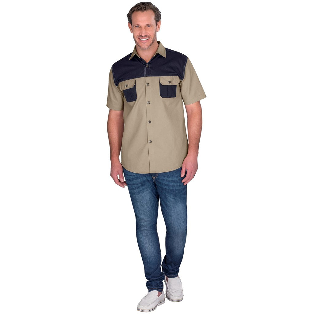 Mens Short Sleeve Serengeti 2 - Tone Bush Shirt