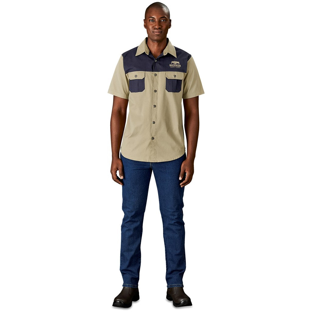 Mens Short Sleeve Serengeti 2 - Tone Bush Shirt