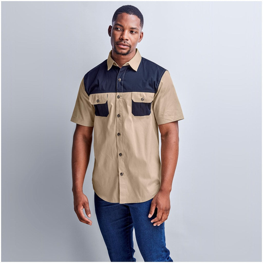Mens Short Sleeve Serengeti 2 - Tone Bush Shirt
