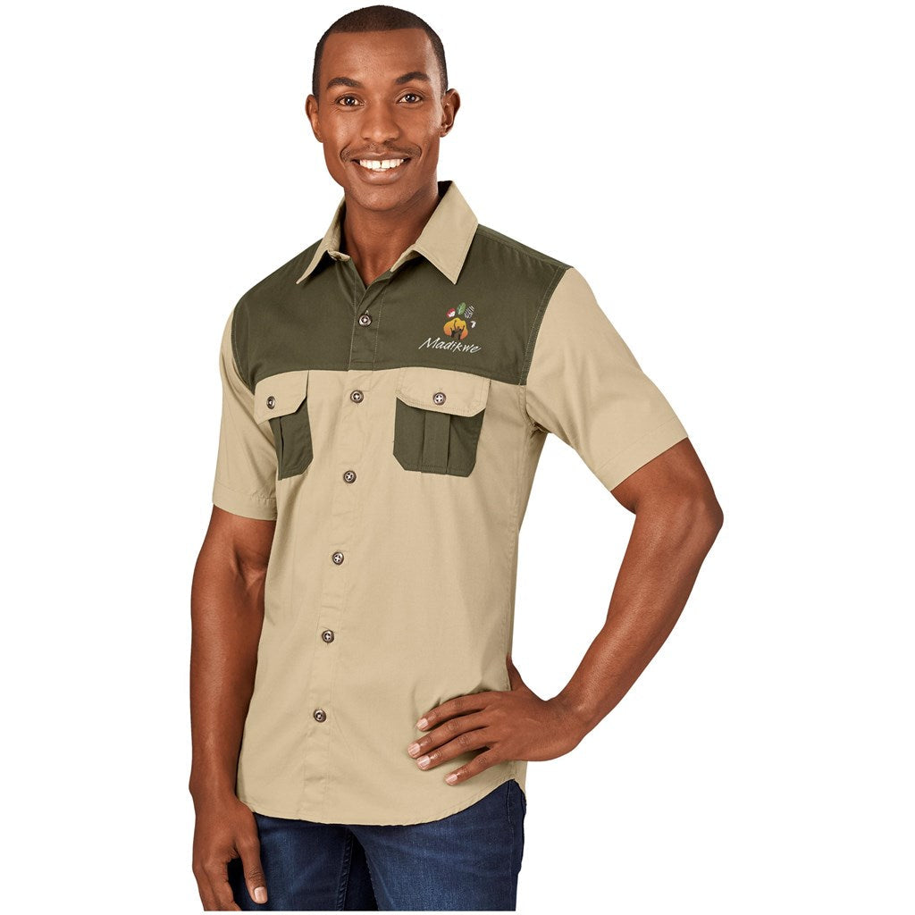 Mens Short Sleeve Serengeti 2 - Tone Bush Shirt
