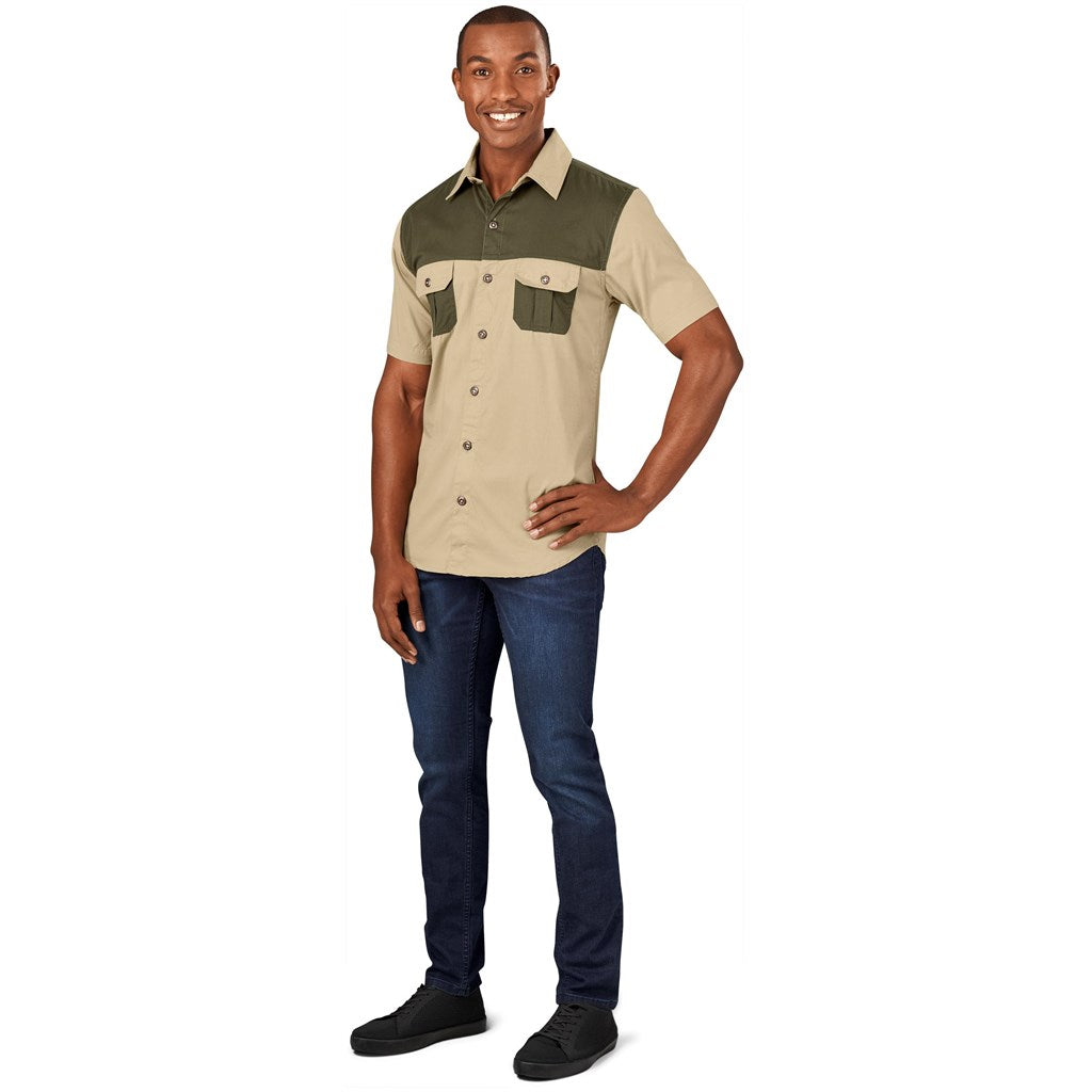 Mens Short Sleeve Serengeti 2 - Tone Bush Shirt