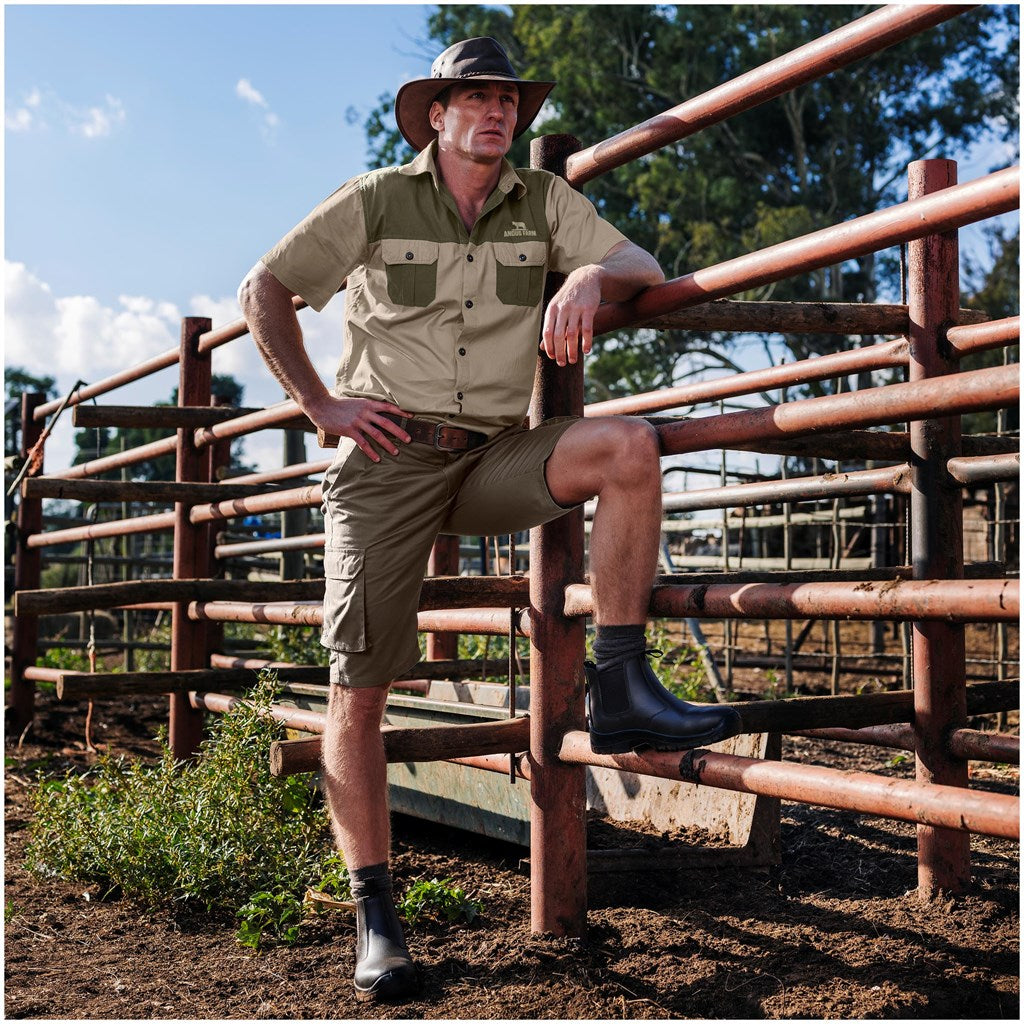 Mens Short Sleeve Serengeti 2 - Tone Bush Shirt