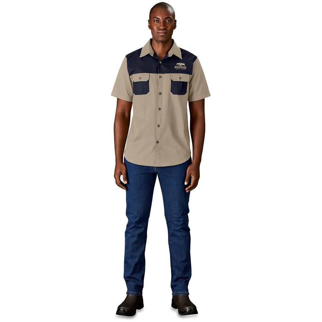 Mens Short Sleeve Serengeti 2 - Tone Bush Shirt