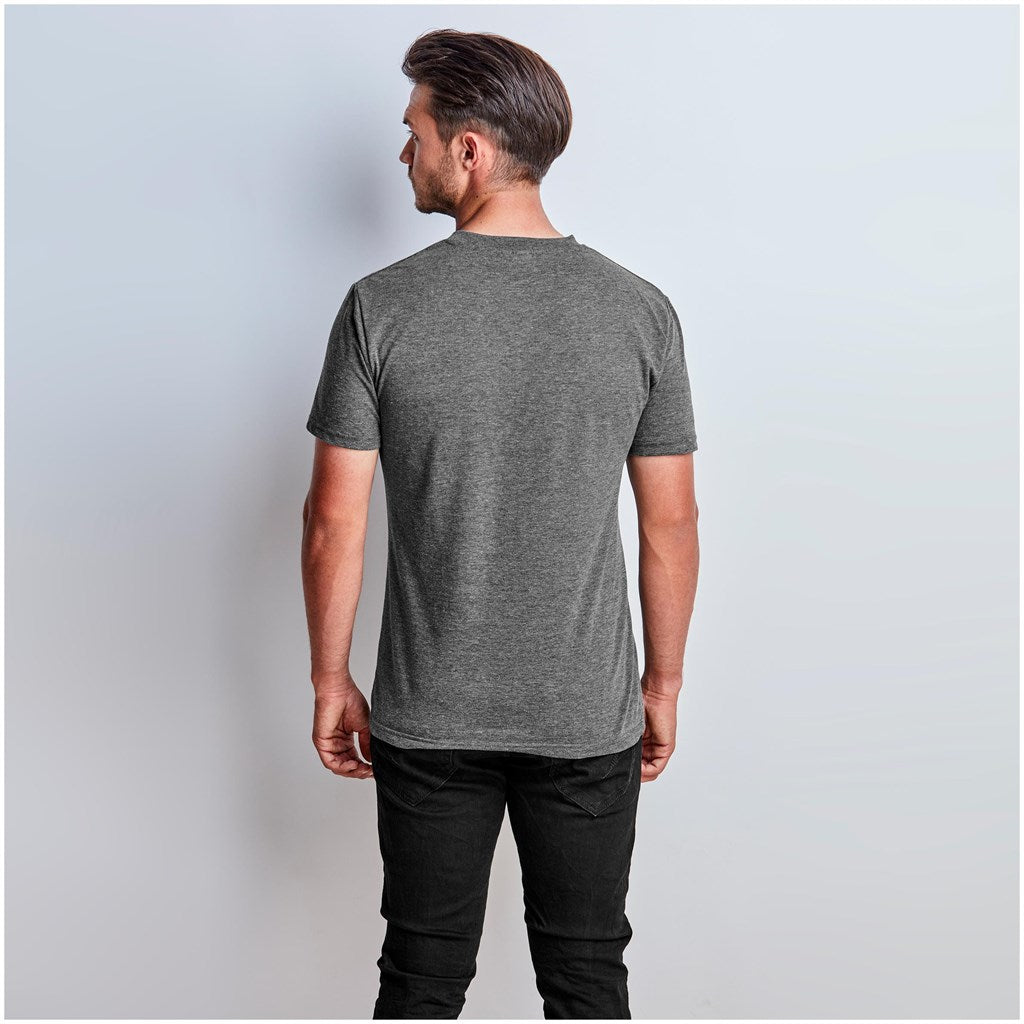 Mens Michigan Melange V - Neck T - Shirt