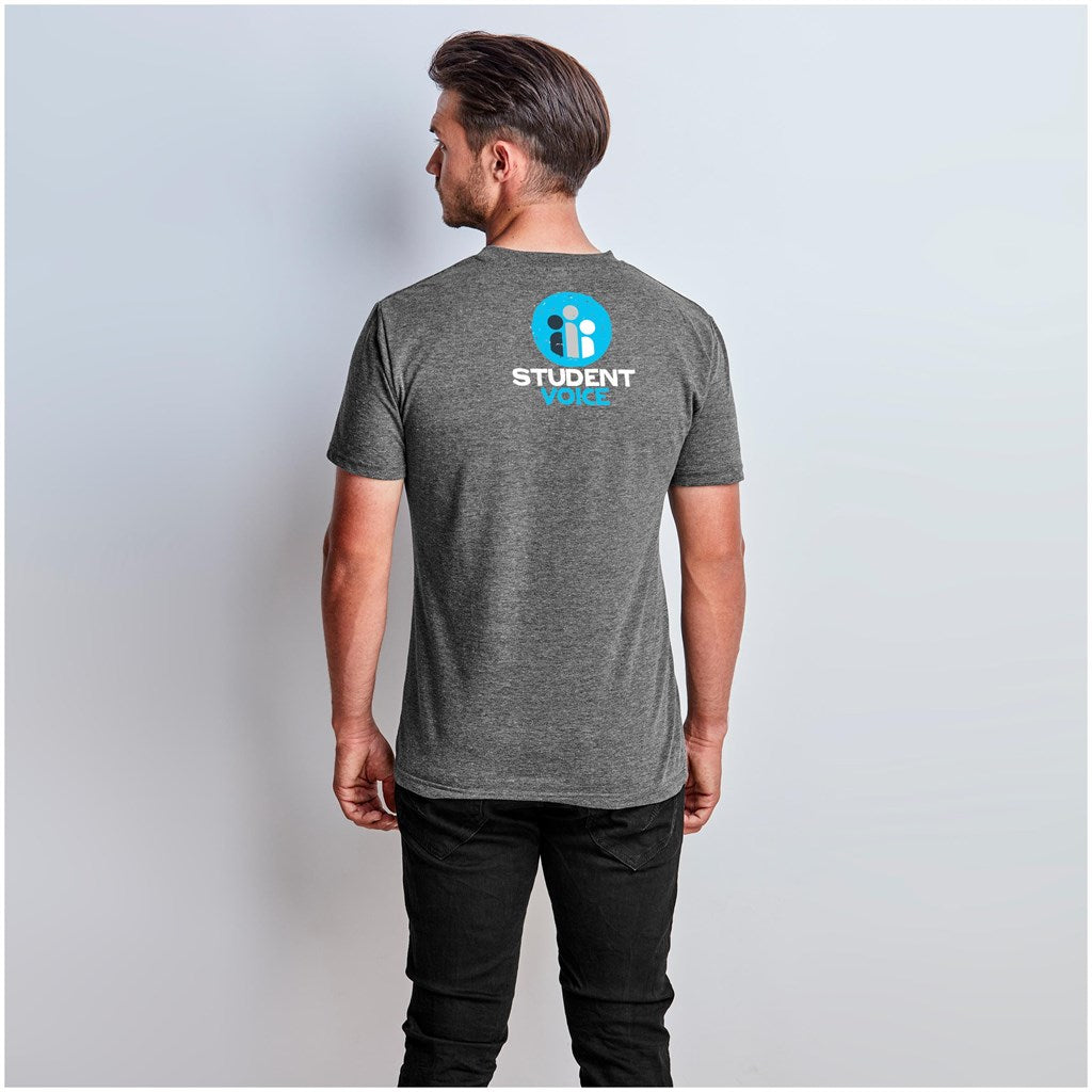 Mens Michigan Melange V - Neck T - Shirt