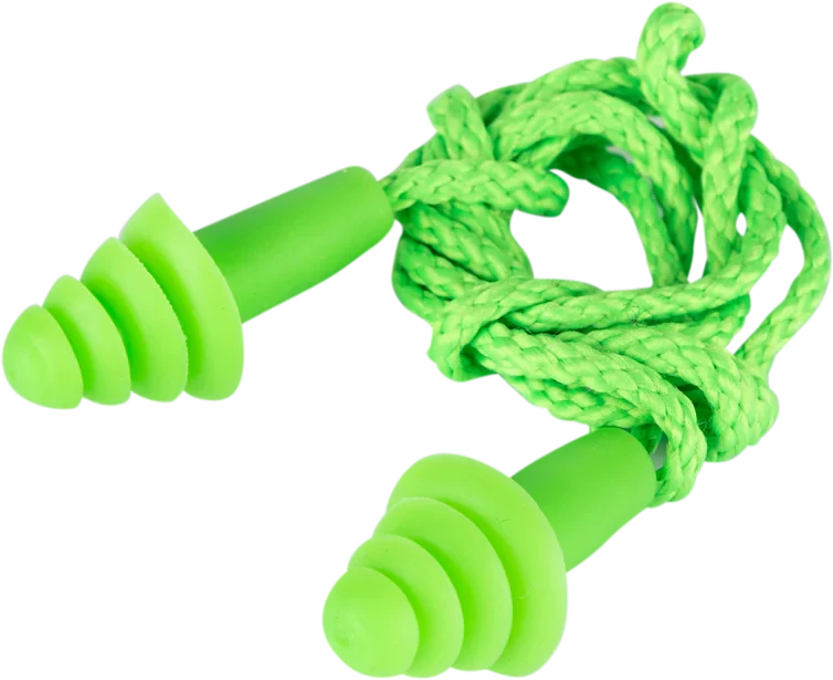 Hi - Viz Reusable Corded Earplugs