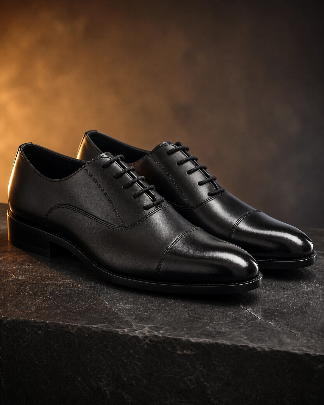 Men's Cap-Toe Oxford Dress Shoes