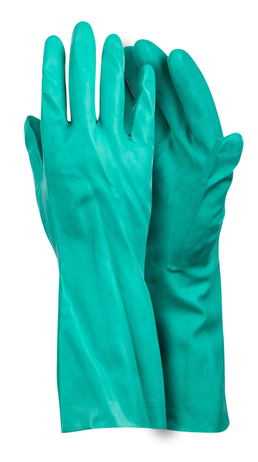 Chemical Palm Dipped Nitrile Gloves