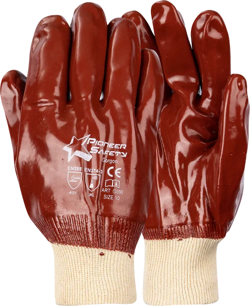 PIONEER PVC Gorgon Brown Heavy Duty Glove