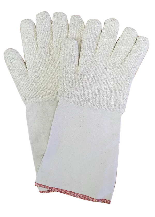 Cotton Towelling Gloves - 40cm