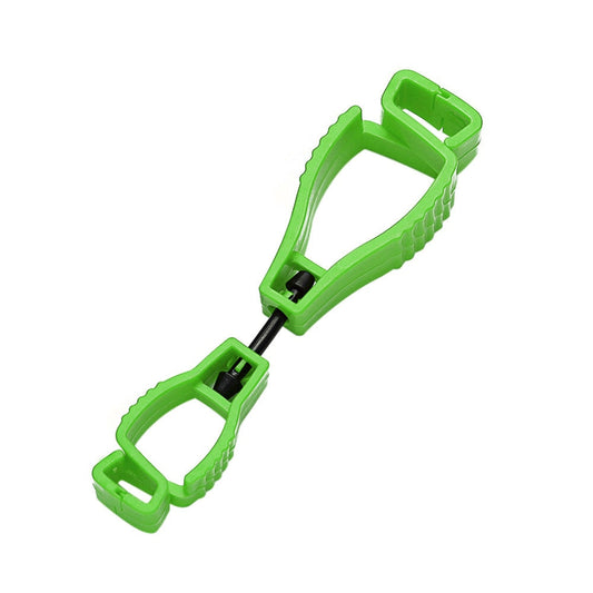 Glove Clip Plastic Lime Green Colour