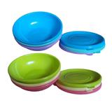 Miss Molly Baby Feeding Bowl & Lid 6 Pack Pastel Jko026 - Va