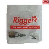 Lock Padlock Brass Carded 3 Keys 25 mm Rigger T25 mm