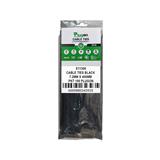 Cable Ties Black 7.2 mm X 400 mm Pkt 100 Plugon