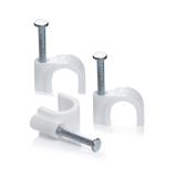 United Cable Clips PVC Round 9 mm Box 100