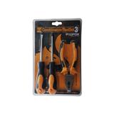 Frefox Screwdriver & Plier Set 3 Pce 6X100/Ph2X100/200 mm Comb Bs692