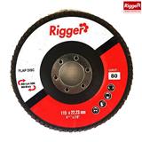 Rigger Abrasive Flap Diy 115Mmx 80# Jav - Fdb