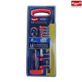 Ia Tools Socket Driver Set 1/4" 12 Piece Ch/Vanadium 2196