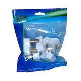 Plug Top 16Amp 3 Pin White Miit10 Pack Of 5