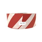 Tape Barrier PVC Red/White 75 mm*500Mt