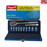 Ia Tools Socket Driver Set 1/2" 12 Piece Ch/Van In Tool Box Ad - 5003
