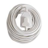 Extension Cord 20Mt X 10 Amp 2X3 Pin White