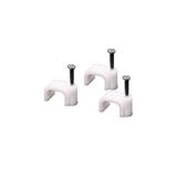 United Cable Clips PVC Flat 8 mm Box 100