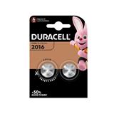 Battery Duracell Lithium Coins Cr2016 2'S Duro07