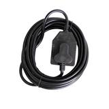 Plugon Extension Cord 5Mt X 10 Amp 2X3 Pin Black