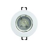 Globe Gu10 LED Downlight 5W Cool/W White Flange 3000H Eo21