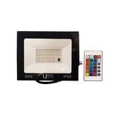 Floodlight LED 30W Colour Changing C/W Remote
